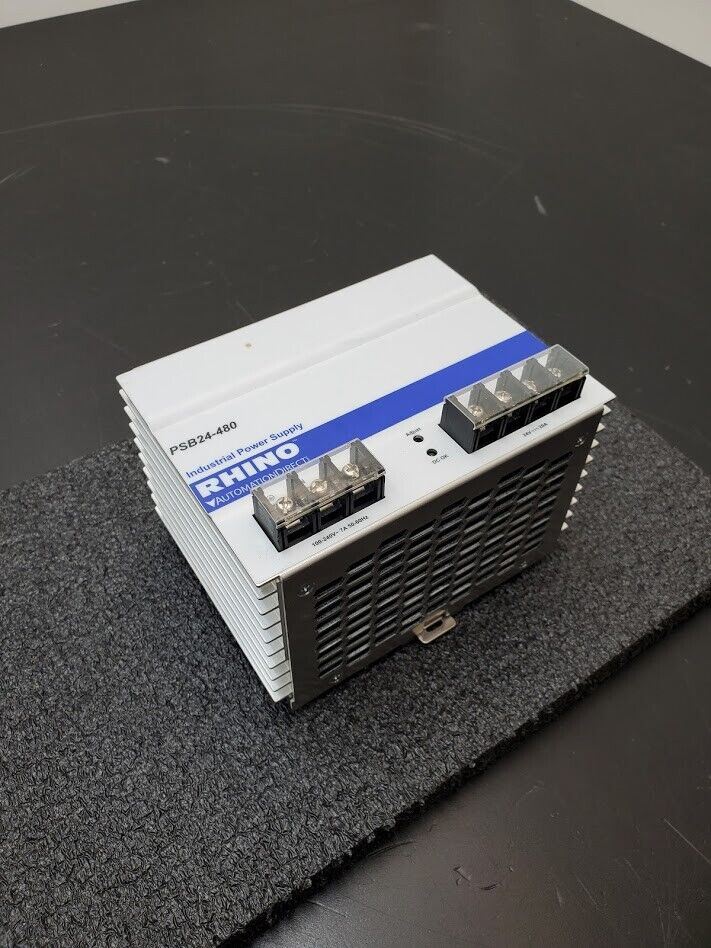 Automation Direct Rhino PSB24-480 Industrial 24V DC / 20A DIN Rail Power Supply