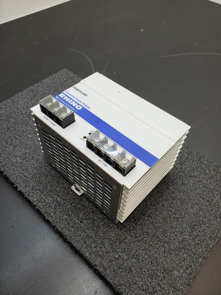 Automation Direct Rhino PSB24-480 Industrial 24V DC / 20A DIN Rail Power Supply