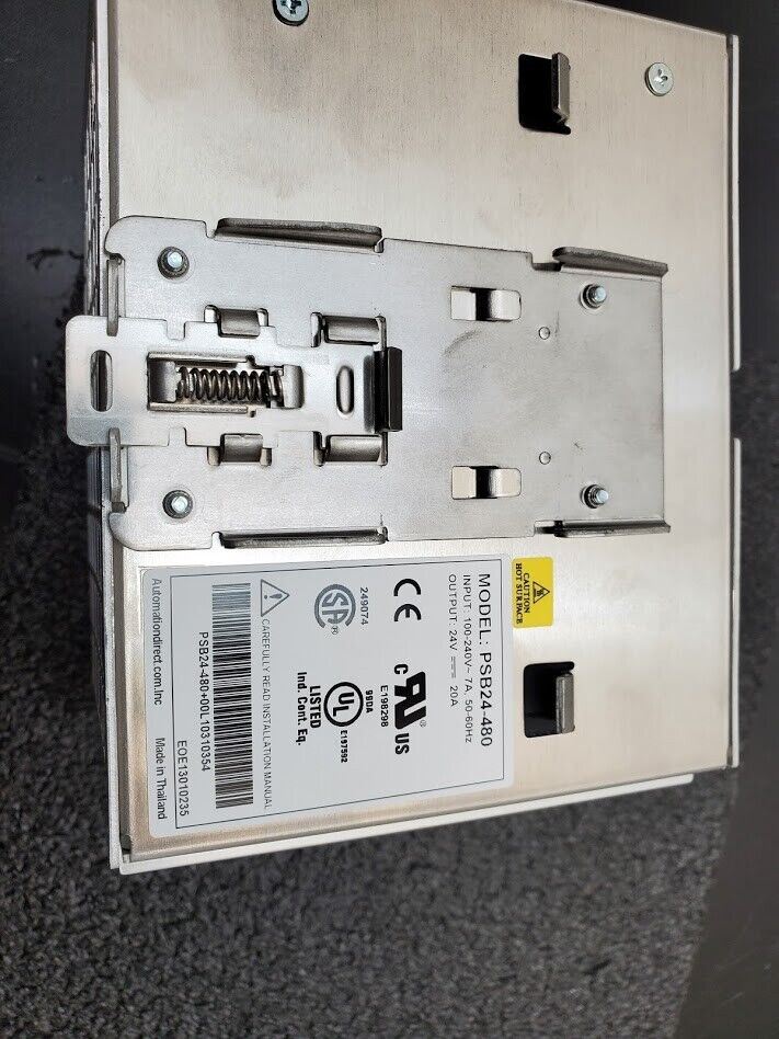Automation Direct Rhino PSB24-480 Industrial 24V DC / 20A DIN Rail Power Supply