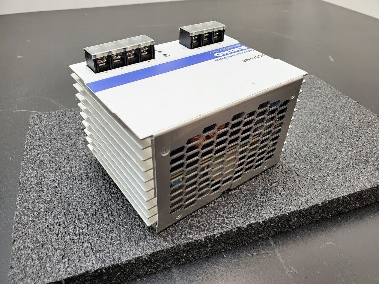 Automation Direct Rhino PSB24-480 Industrial 24V DC / 20A DIN Rail Power Supply