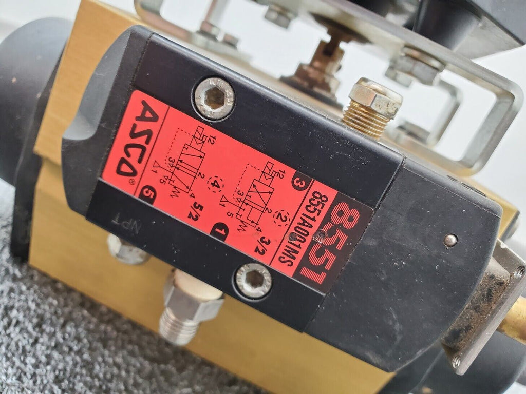 Moniteur Sentinel AMYB-5120 Sirca AP4 Pnumatic Rotary Value Operator Dual Act. B