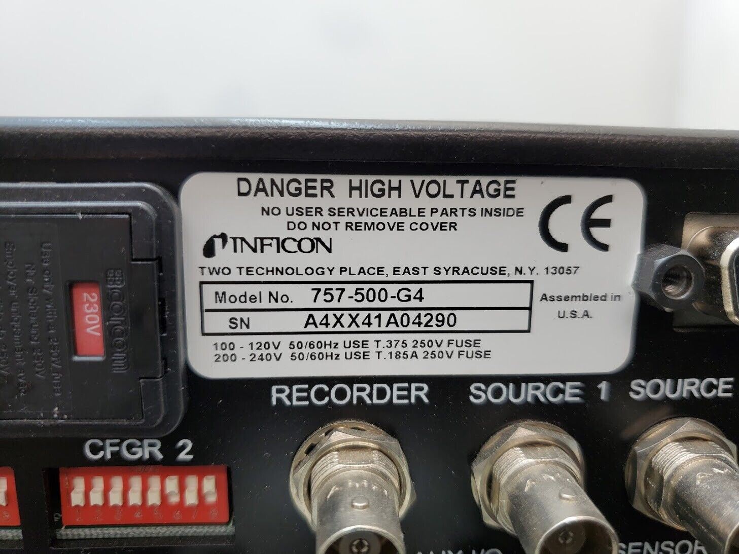 2x INFICON XTC2 Deposition Controller Monitor 757-500-G2 757-500-G4 Parts/Repair