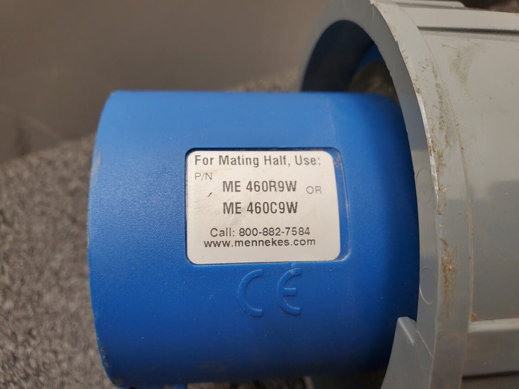 MENNEKES ME460P9W-1109 Pin Sleeve Plug 5 Pin and Sleeve 60A 4W 3PH 250VAC IP67