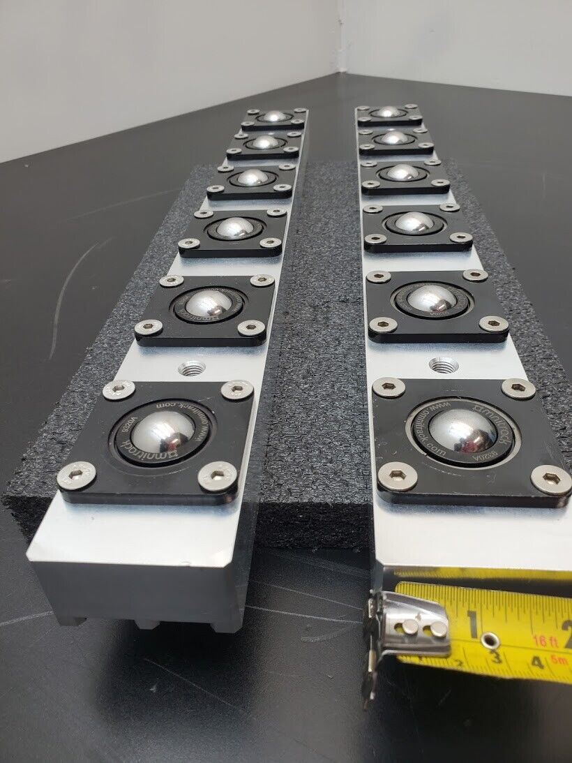 2x Omnitrack 9320a Roller Ball Track SS Stainless Steel Ball Bearing Omni Roller