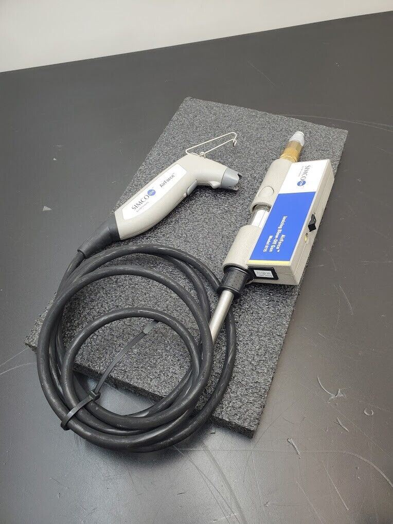 Simco 6115 AirForce Ionizing Air Blow-Off Cleaning Nozzle Gun 20-60 PSI Tested