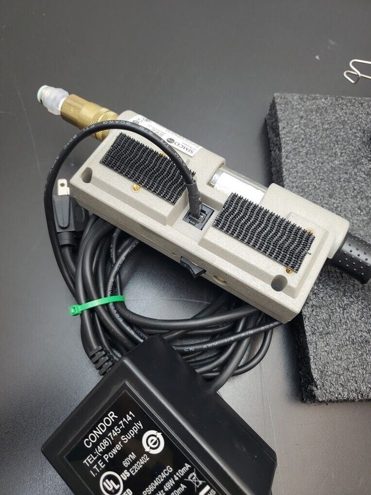 Simco 6115 AirForce Ionizing Air Blow-Off Cleaning Nozzle Gun 20-60 PSI Tested