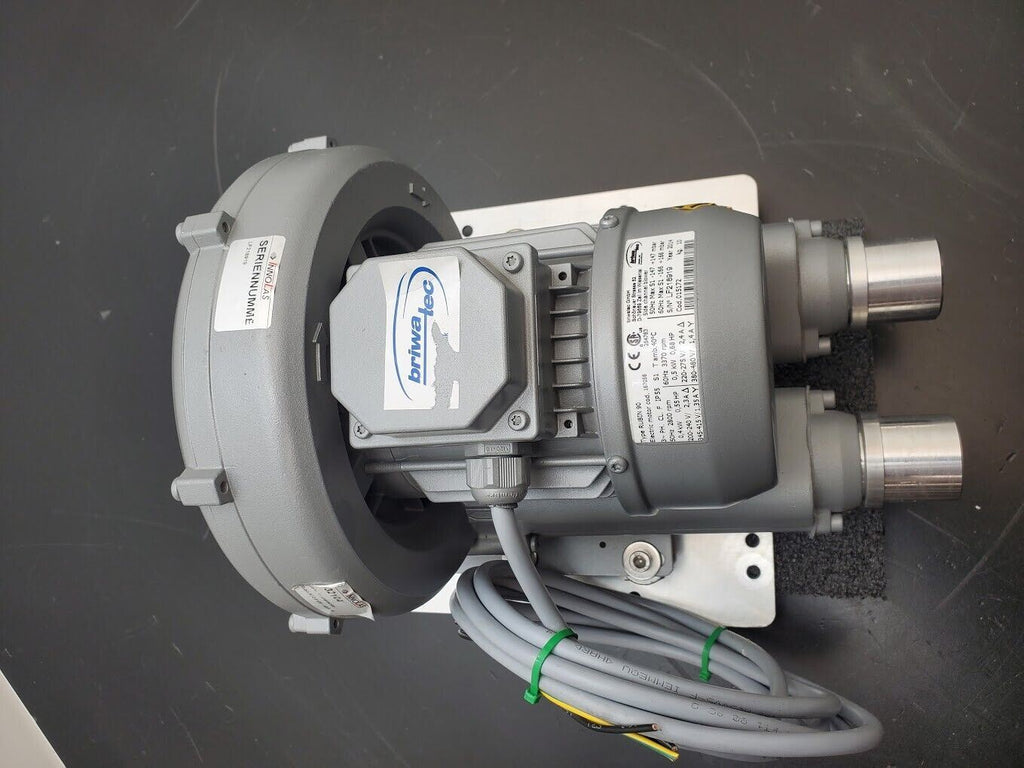 Rubin 90 Briwa Tec Vacuum Regen Regenerative Blower 3PH 240V 0.5kW 166mbar 64cfm