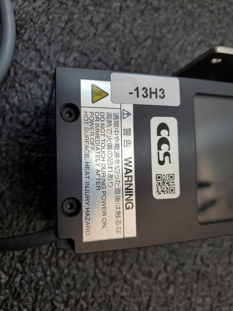 CCS LFV3-35SW Industrial Camera Illuminator Machine Vision 24VDC White Light