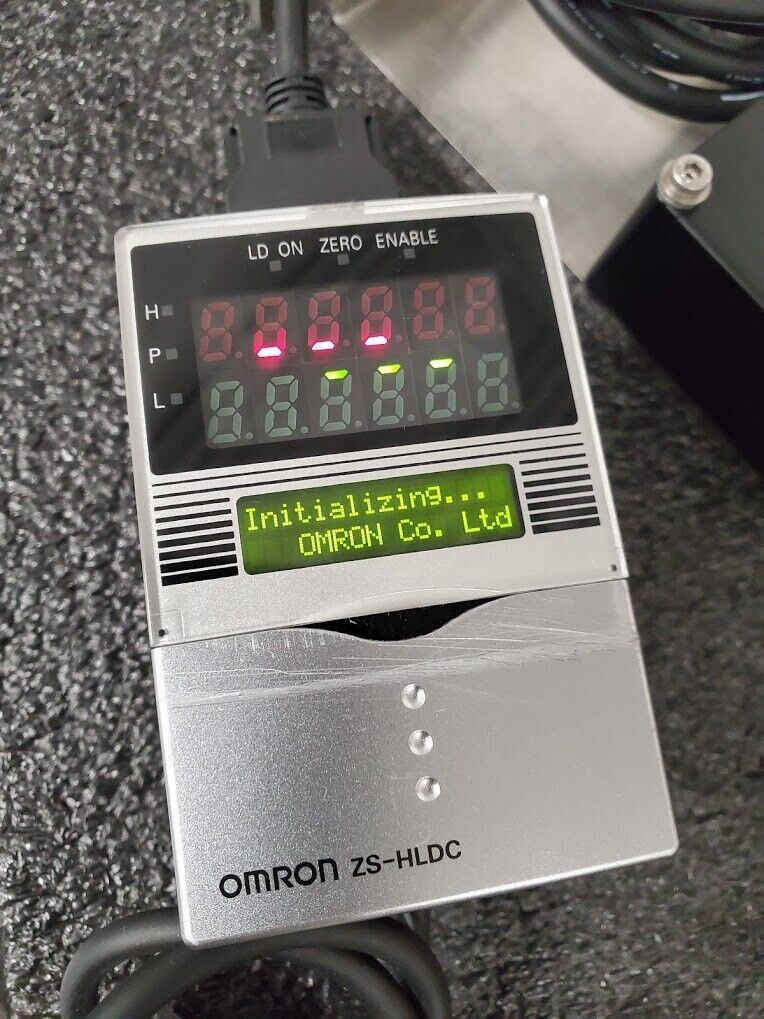 Omron ZS-HLDC41 Smart Sensor Controller + ZS-LD20T Laser Distance Meter Sensor
