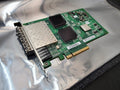 Quad Port QLogic QLE2564 FC HBA PCI-E Fiber Channel 4 Port + 4x 8Gb Transceivers