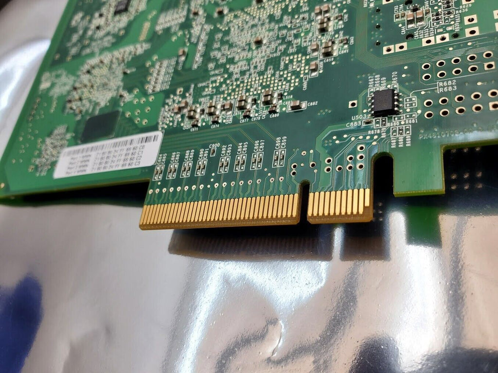 Quad Port QLogic QLE2564 FC HBA PCI-E Fiber Channel 4 Port + 4x 8Gb Transceivers