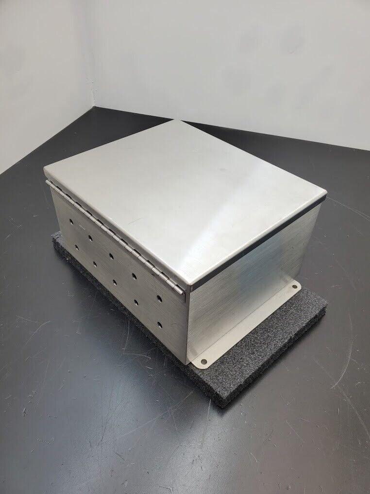 Hoffman A12106CHNFSS Stainless Enclosure 6in X 12in X 10in w/ 120VAC Input SS