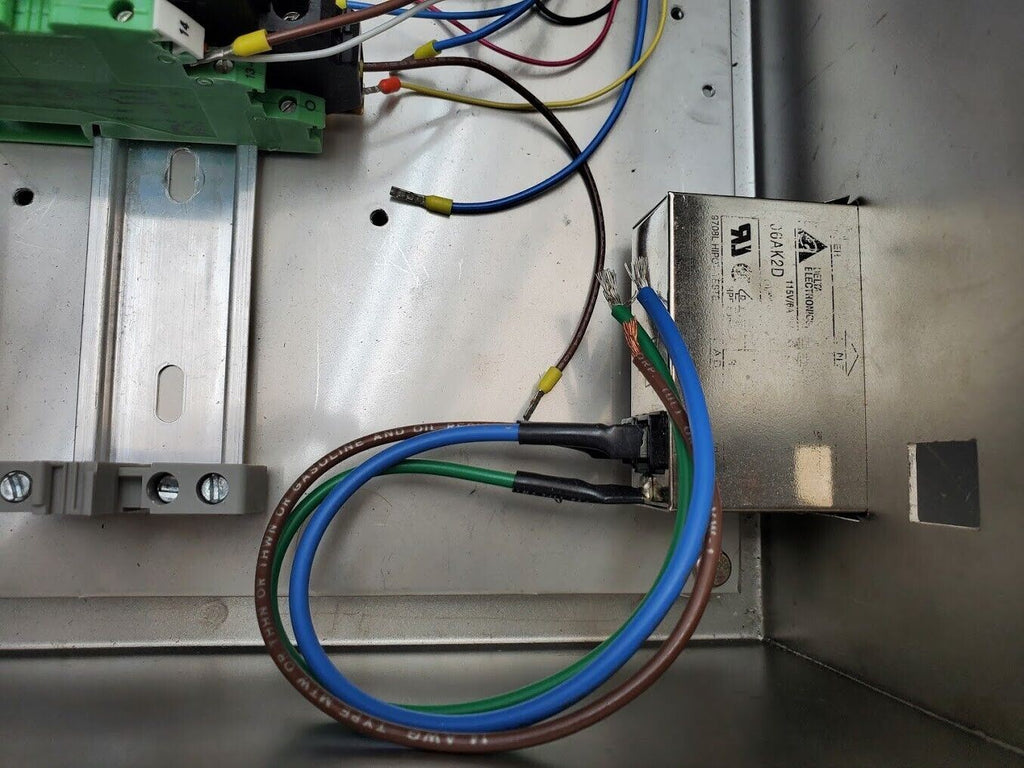 Hoffman A12106CHNFSS Stainless Enclosure 6in X 12in X 10in w/ 120VAC Input SS