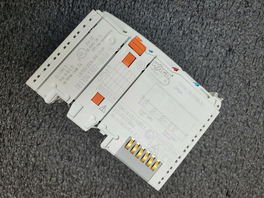 WAGO CANopen Fieldbus Coupler 750-337 MCS DIN Rail 750-337/000-001