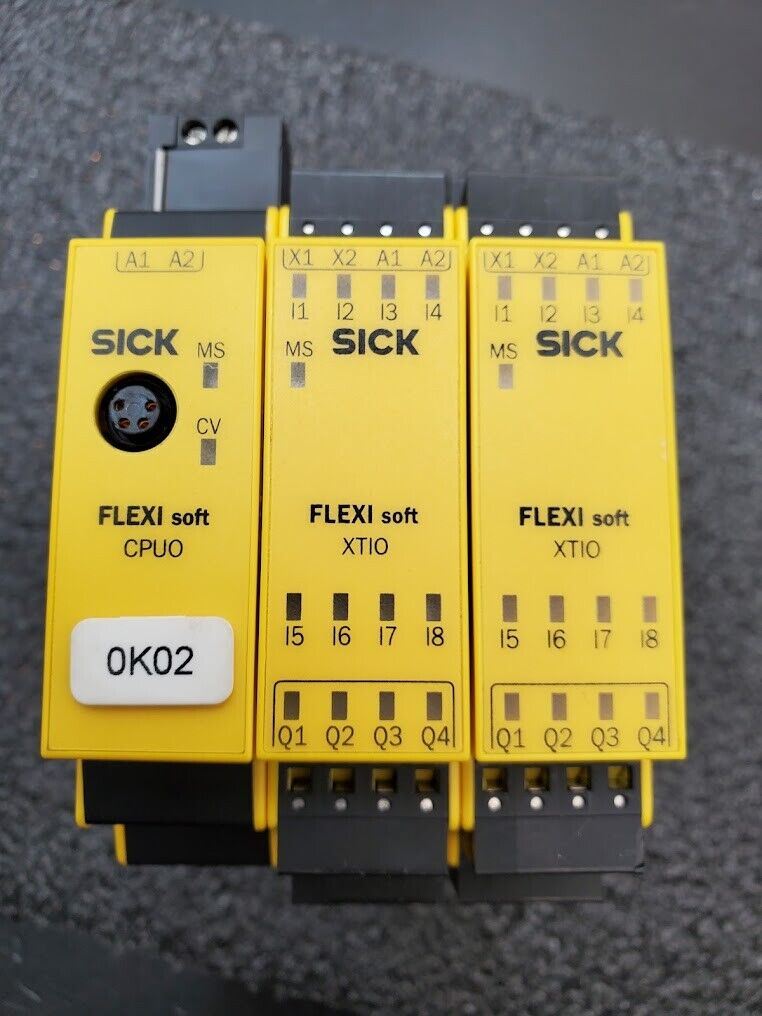Sick FLEXI Soft CPU XTI Safety Control Controller Bundle (CPUO + XTIO) FX3 24VDC
