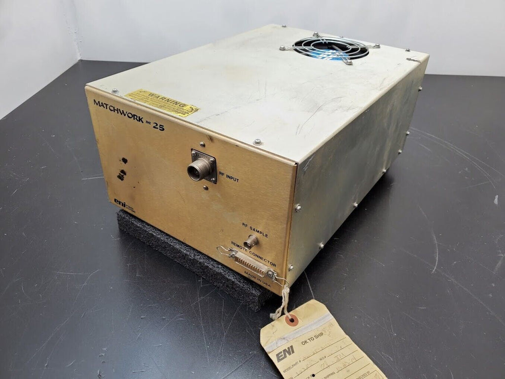 ENI Matchwork MW-25 RF Impedance Matching Network & Controller MW-25-21031