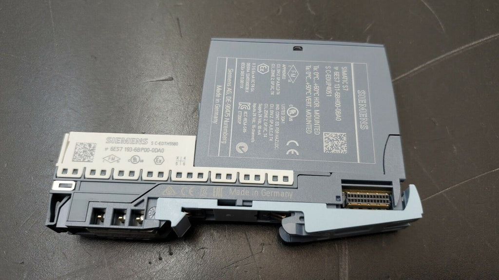 Siemens 6ES7 131-6BH00-0BA0 DI 16x24VDC ST Digital Input w/ 6ES71936BP000DA0
