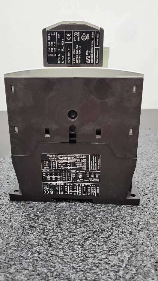 EATON DIL M65 XTCE065D Contactor 220/240V 50/60Hz 65 Amp 3-Pole w DIL M150-XHI11