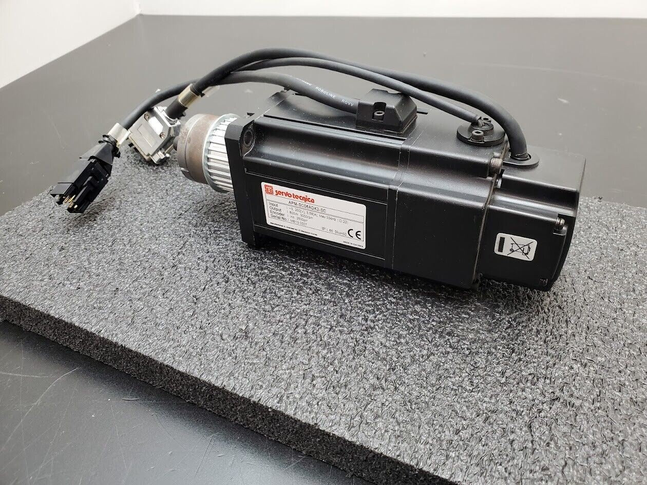 Servo Tecnica 600W 3000RPM Servo Motor APM-SC06ADK2-SC 2500ppr Encoder