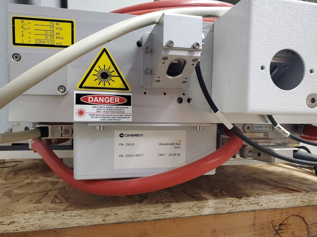 Coherent H-Rapid 50 Laser Laserhead W/Controls Working Pull 70W 5-15ps 0-50Mhz