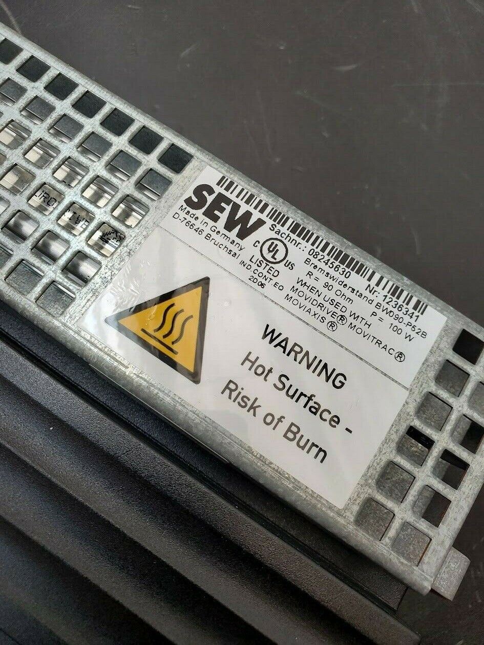SEW EURODRIVE Movidrive VFD MDX61B0008-5A3-4-0T .75kW 500V BW090-P52B DBG60B-01