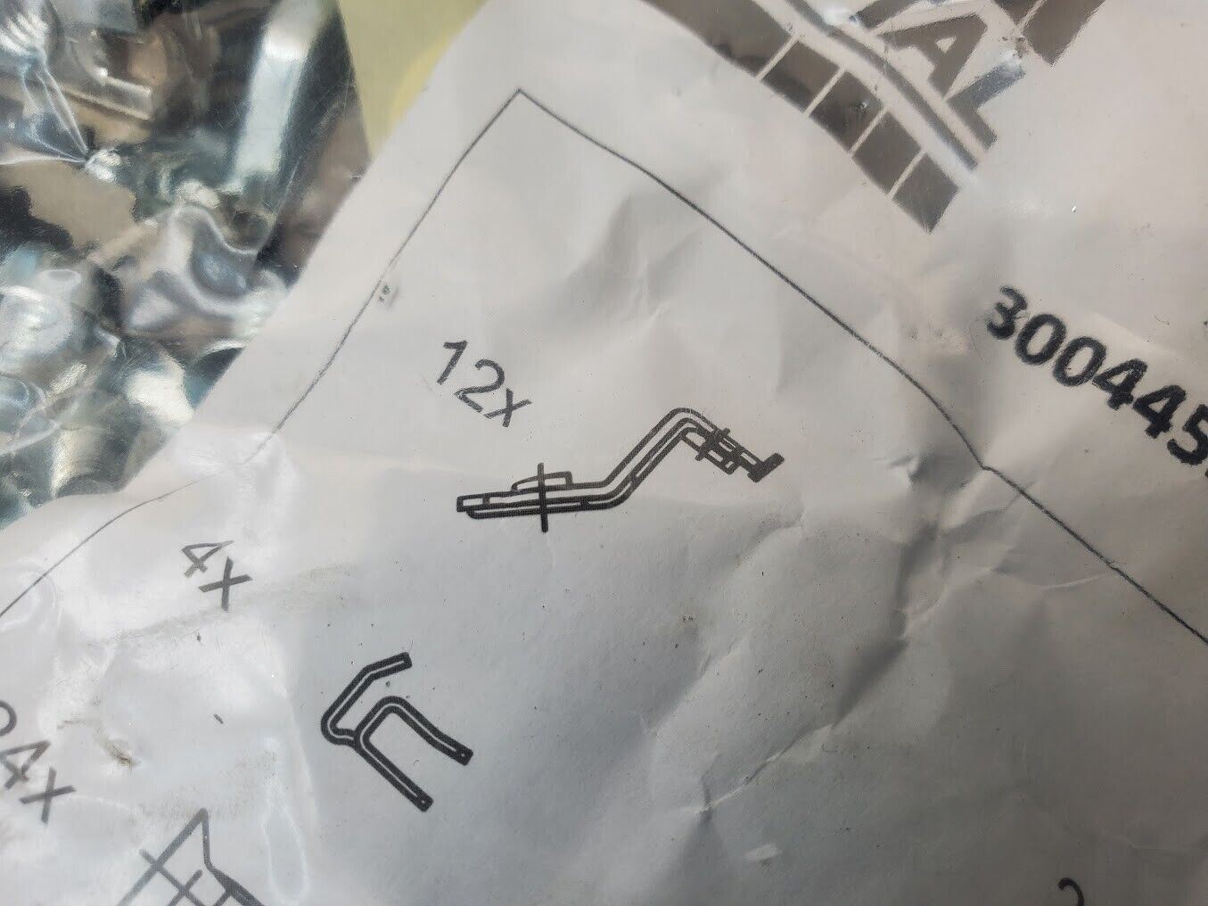 Rittal TS 3004453 Screw-fasteners Sheet Steel Side Panels Hardware Bag Panel