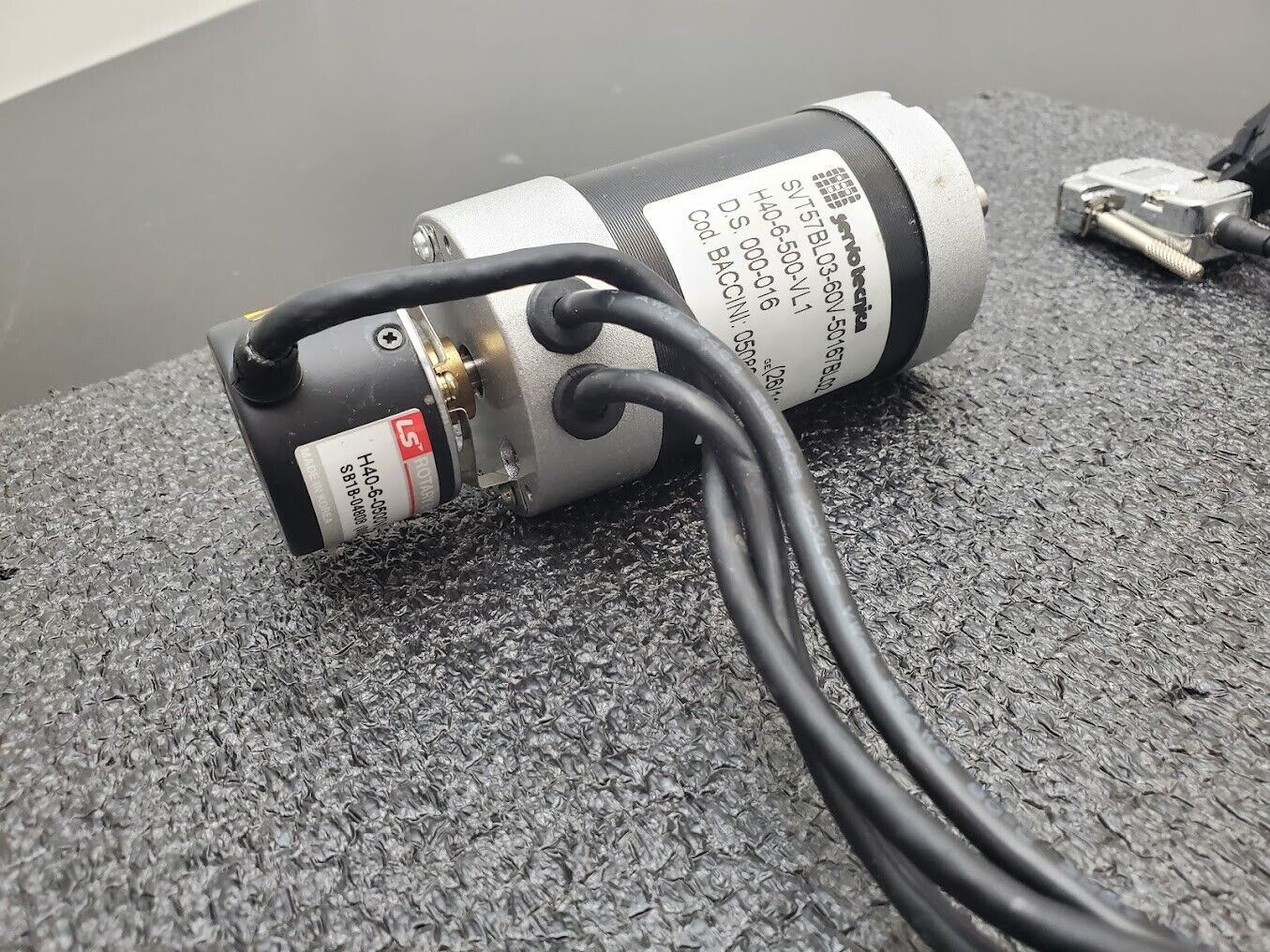 Servo Tecnica SVT57BL03-60V-50167BL02 Motor 60V 5000 RPM H40-6-0500VL-SC Encoder