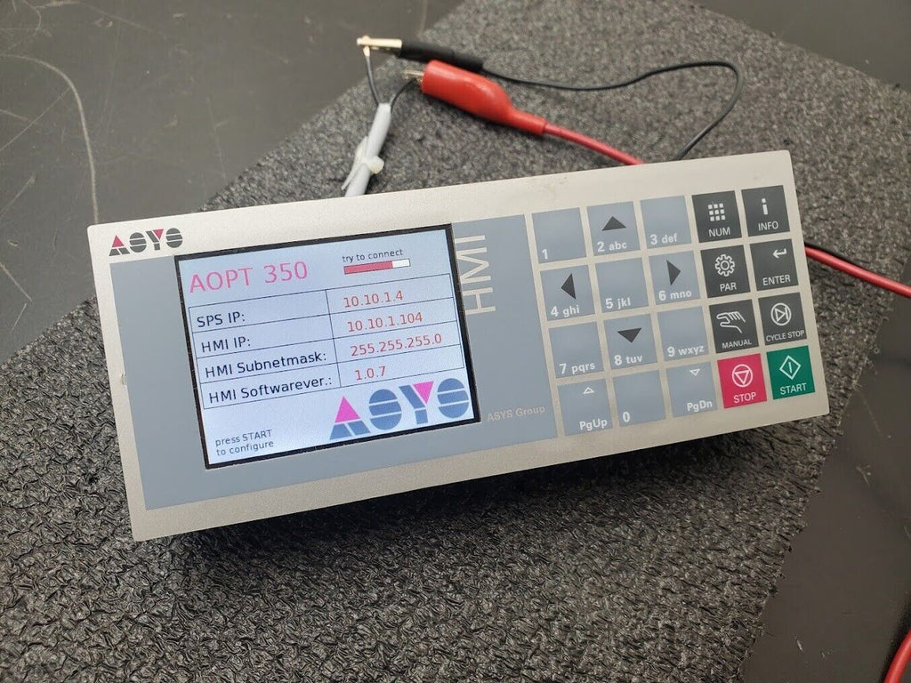 Elrest 24711.1000 ASYS AOPT 350  Operator Panel Interface T154806 HMI USB Enet