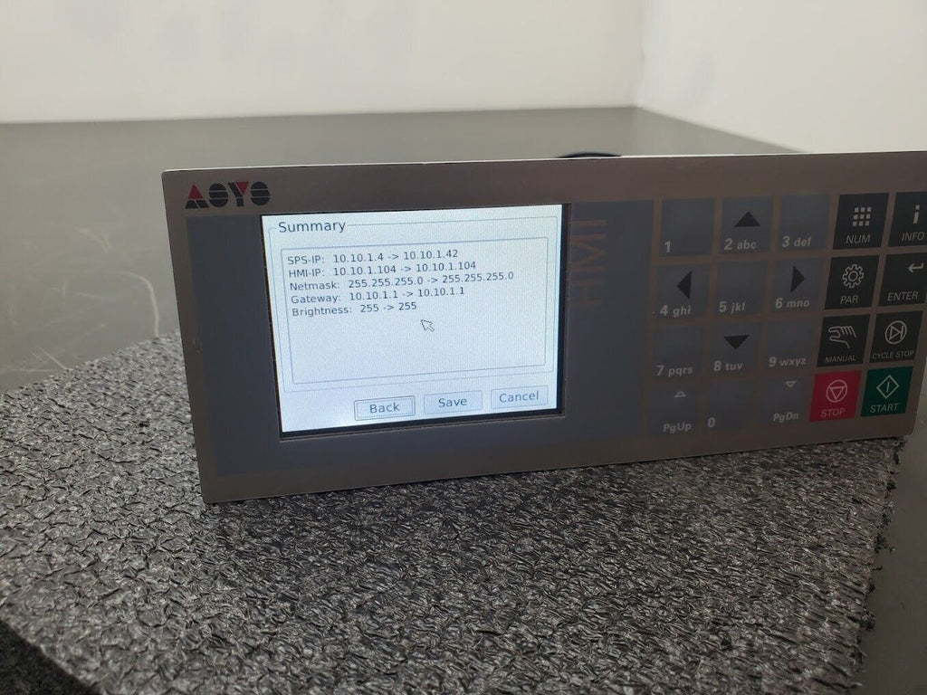 Elrest 24711.1000 ASYS AOPT 350  Operator Panel Interface T154806 HMI USB Enet