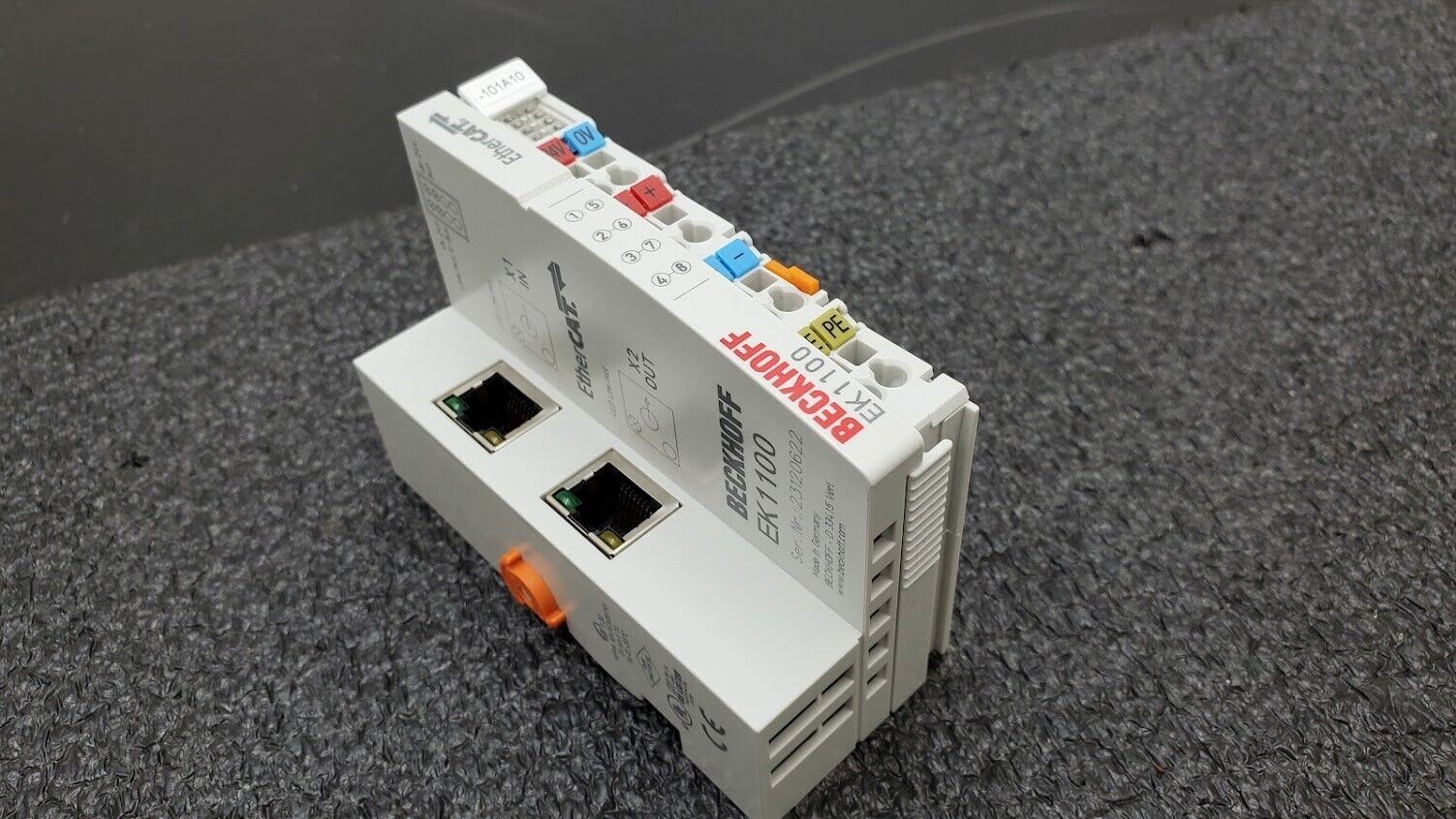 BECKHOFF EK1100 EtherCAT Coupler 24 V DC DIN Rail Mount