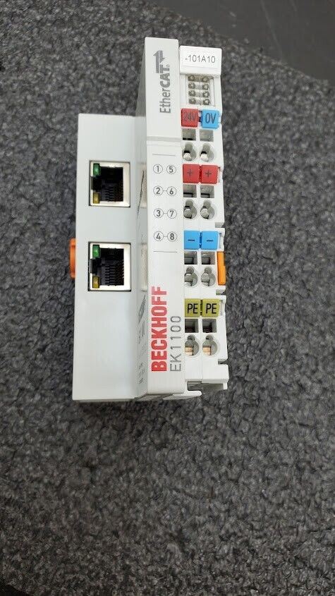 BECKHOFF EK1100 EtherCAT Coupler 24 V DC DIN Rail Mount