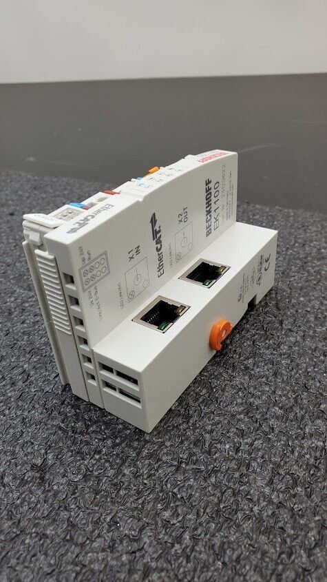 BECKHOFF EK1100 EtherCAT Coupler 24 V DC DIN Rail Mount