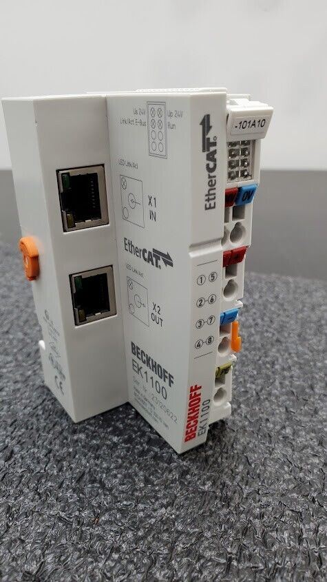 BECKHOFF EK1100 EtherCAT Coupler 24 V DC DIN Rail Mount