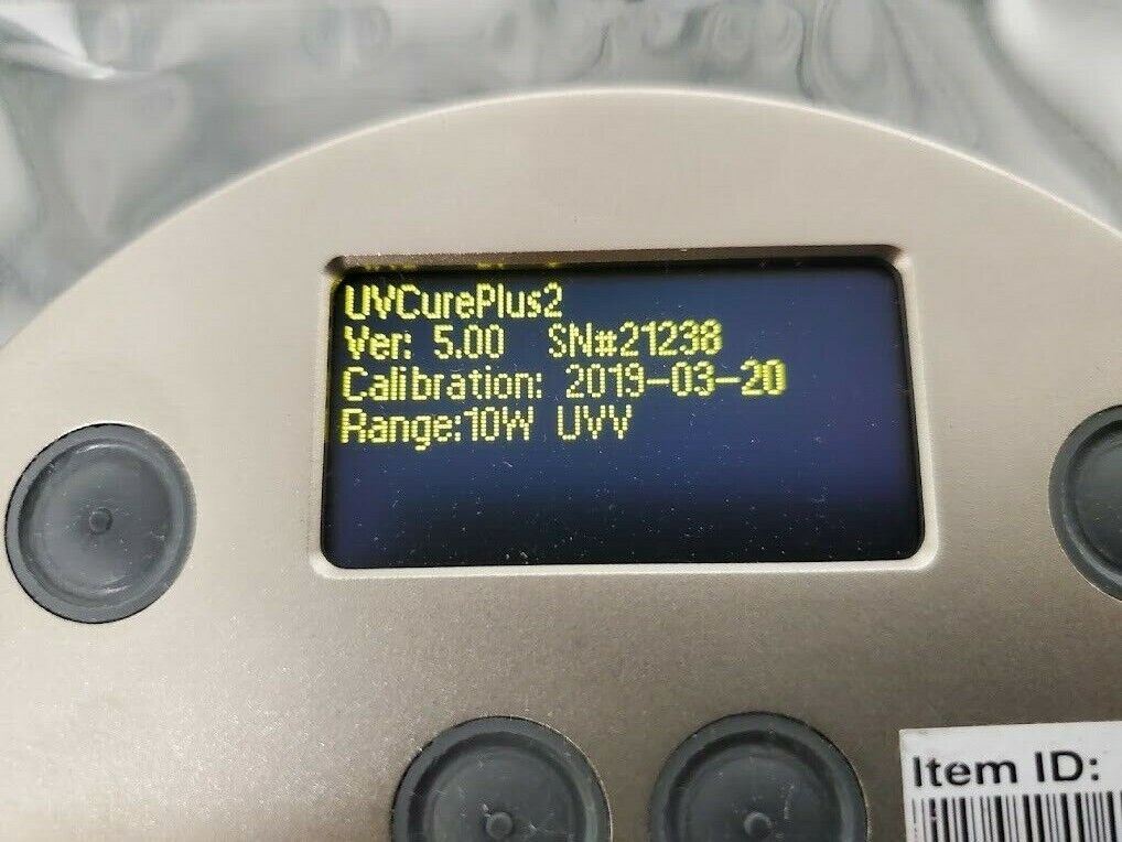 EIT UVICURE PLUS II Radiometer 10W/cm2 10W UVV UV Peak Irradiance Meter Profiler