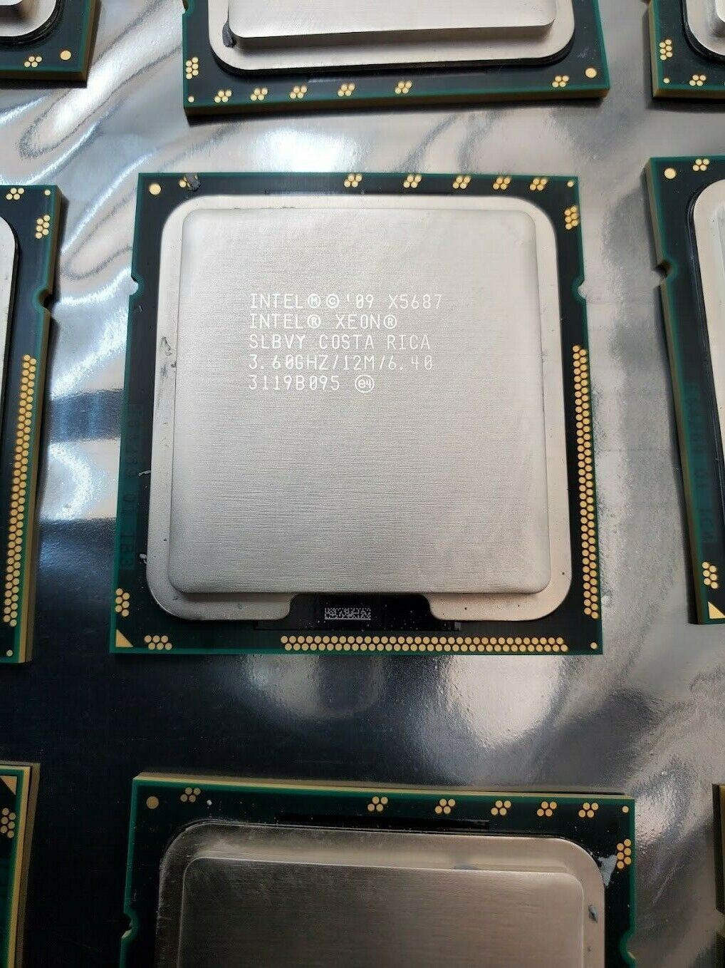 Intel Xeon X5687 CPU 4-Core 3.6 GHz 12M SLBVY LGA 1366 Processor Working Pull