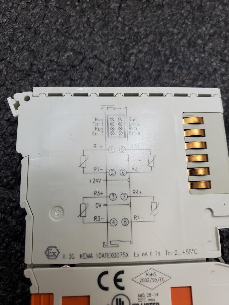 BECKHOFF EL3204 4 Channel Analog Input (2 Wire) PT100 RTD