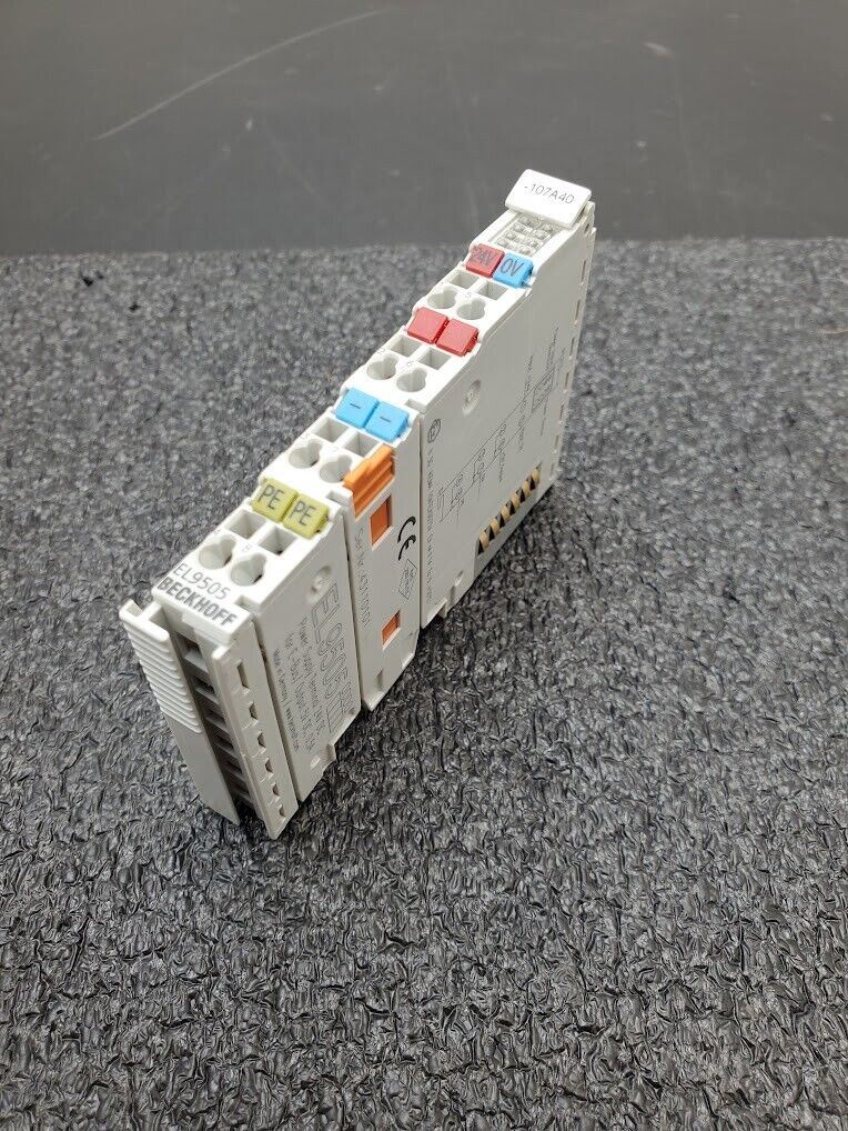 Beckhoff EL9505 Power supply Terminal 24V DC for E-BUS/ Output 5v DC 0.5