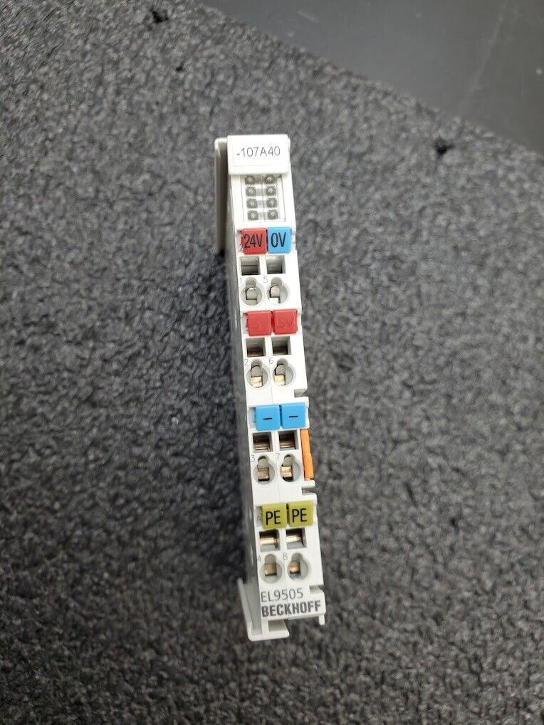 Beckhoff EL9505 Power supply Terminal 24V DC for E-BUS/ Output 5v DC 0.5