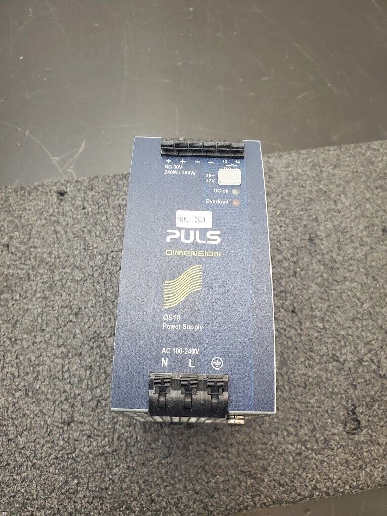 Puls Dimension QS10 QS10.301 30VDC 240W 8A DIN Rail Mount Power Supply