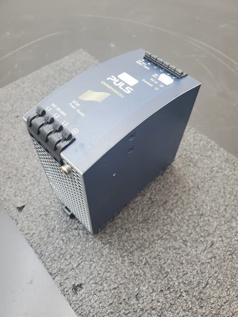 Puls Dimension QT20.481 DIN Power Supply 380-480VAC Input, 48-55VDC Output 48VDC
