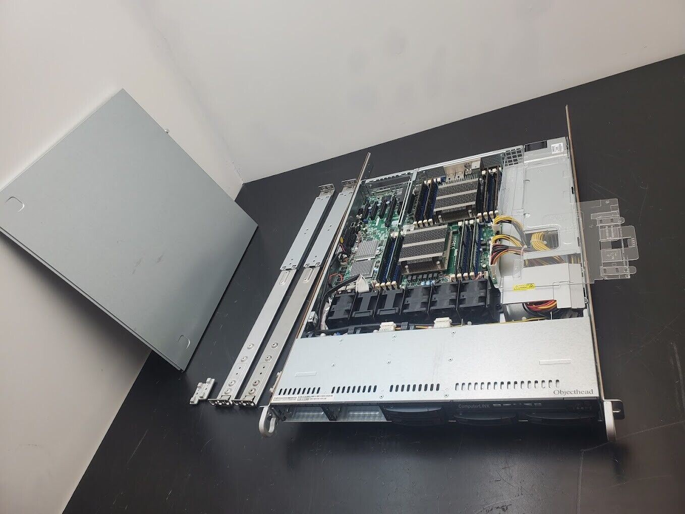 Supermicro 1U Motherboard 8x SFF X9DRH-7TF 64GB ECC DDR3 2x E5-2620V2 2.1GHz