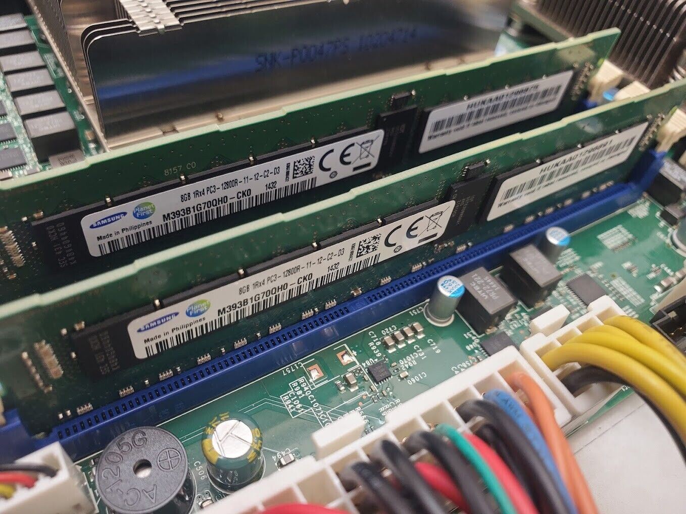 Supermicro 1U Motherboard 8x SFF X9DRH-7TF 64GB ECC DDR3 2x E5-2620V2 2.1GHz