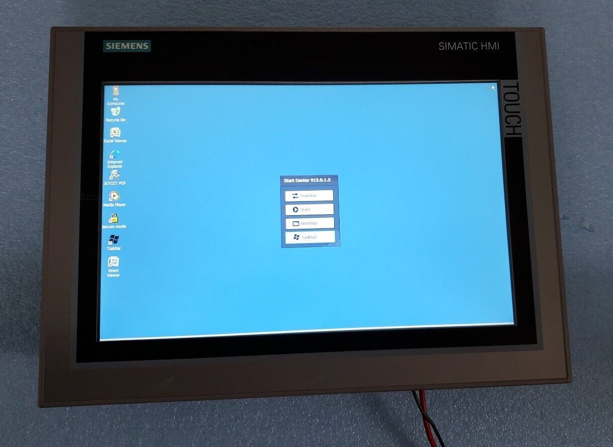 SIEMENS SIMATIC HMI TP1200 Comfort Panel 12 in. Touch Screen 6AV2 124-0MC01-0AX0