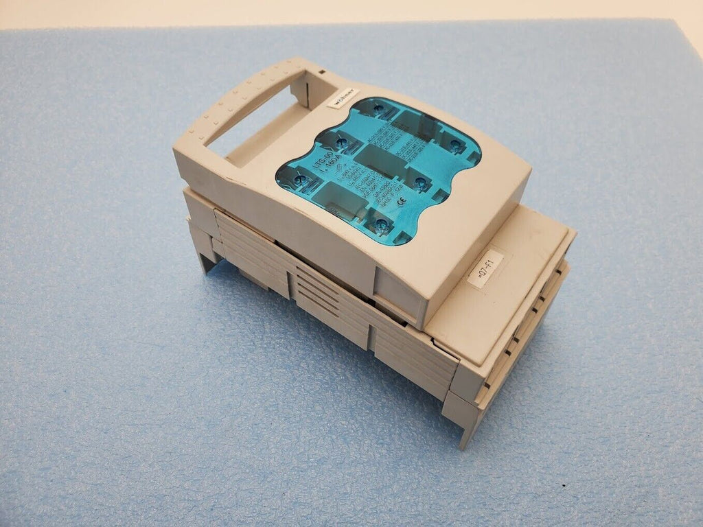 Wohner NH00 C GL LTS-00 Bus Mount Fuse Holder w/ 63A Weber, Siemens Fuses