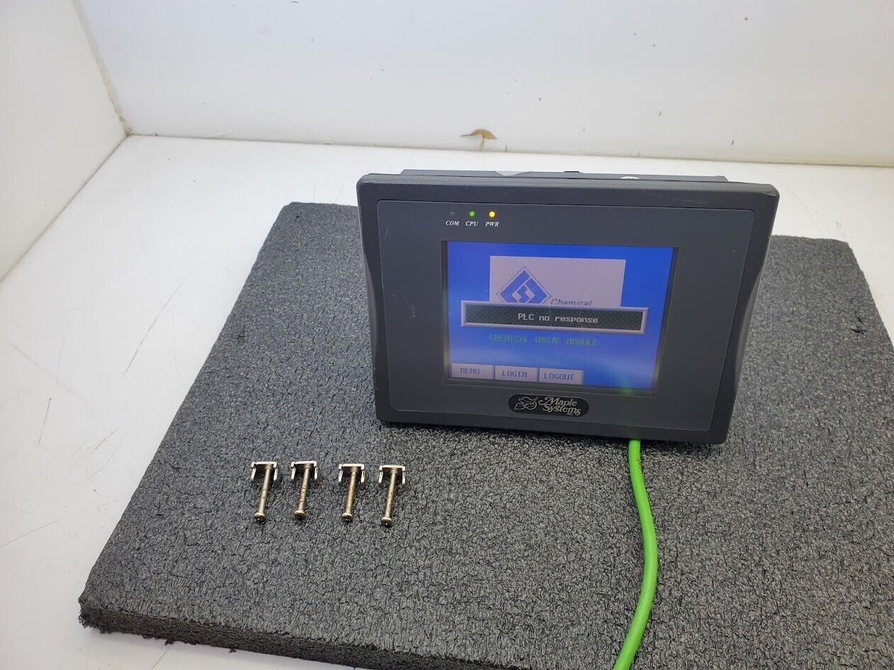 Maple Systems HMI520TE 5.7” Operator Interface Touch Screen 24VDC LCD HMI