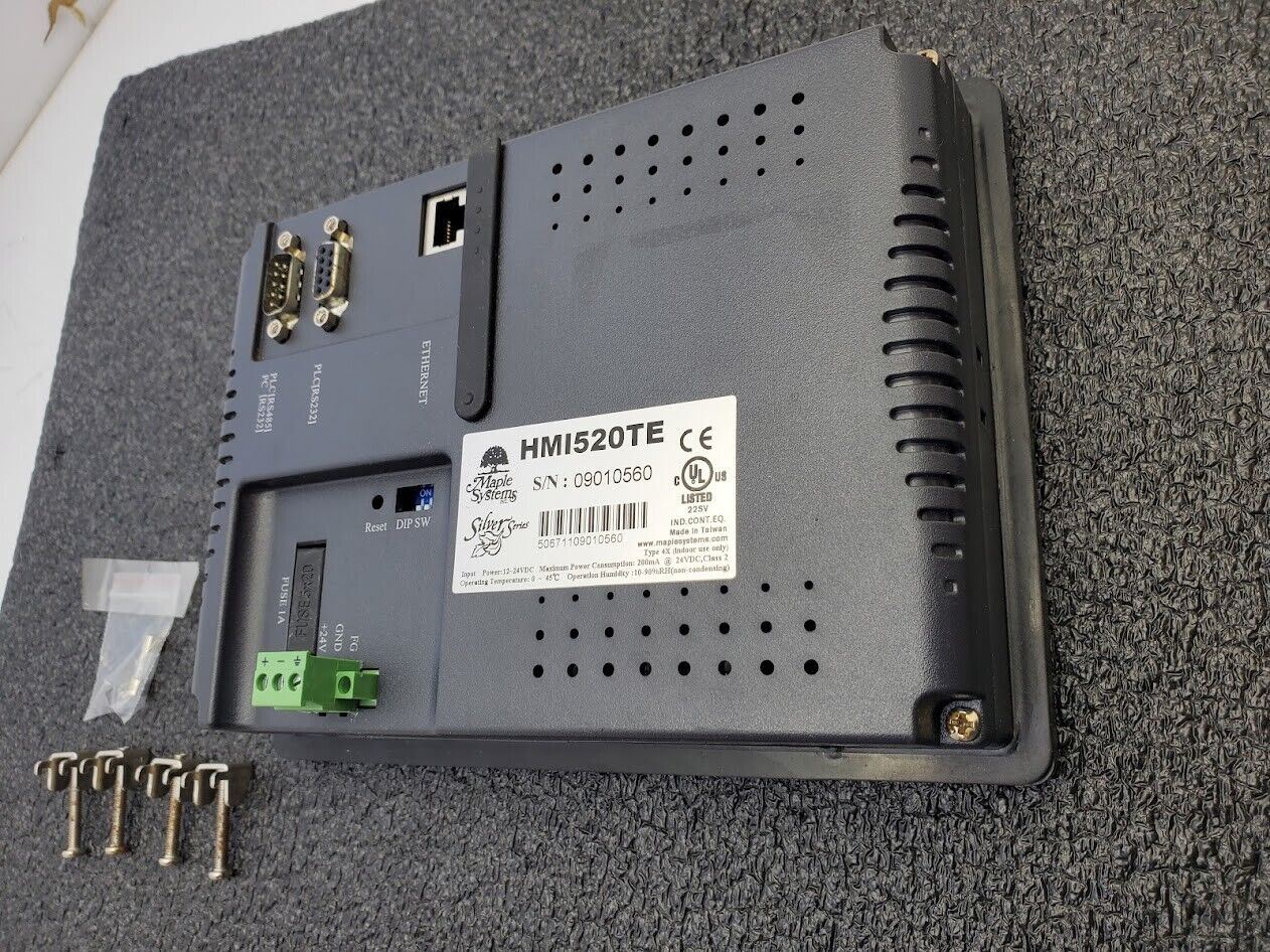 Maple Systems HMI520TE 5.7” Operator Interface Touch Screen 24VDC LCD HMI