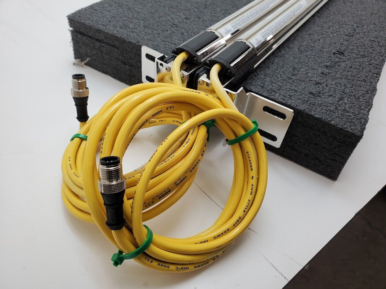 Banner SLPE25-830N SLPR25-830N Light Curtain Kit 830mm Long 0.1-7m Range IP65