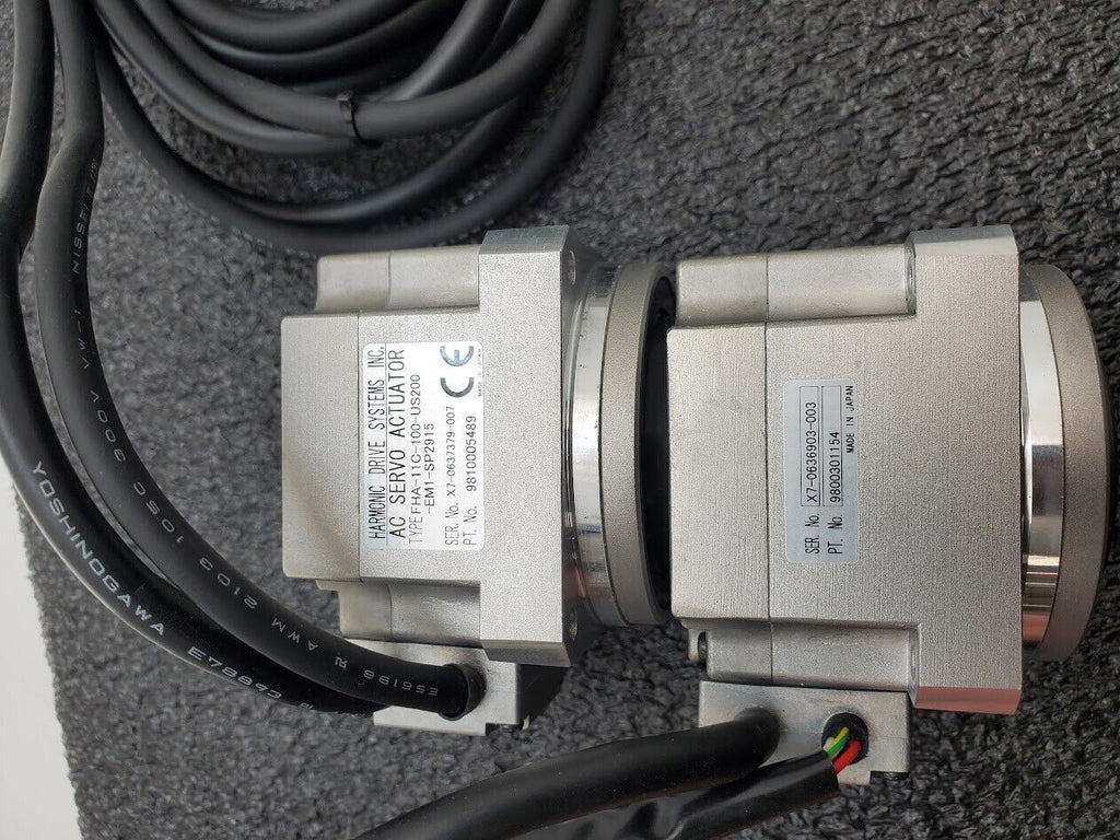 Lot of 2 Harmonic Drive Systems 24VDC Servo Motor FHA-11C-100-US200-EM1-SP2915