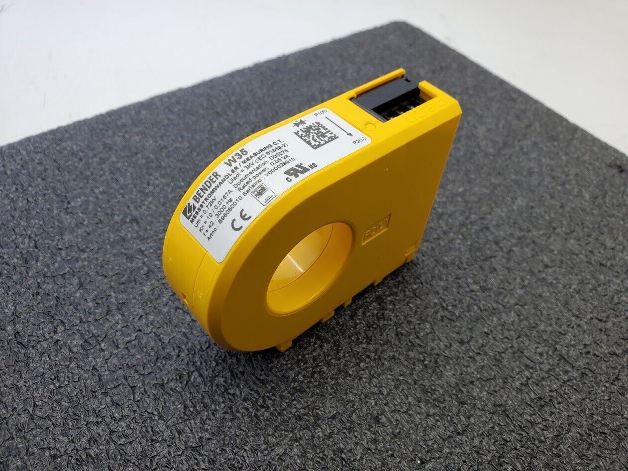 Bender W35 B98080010 Measuring Current Transformer Line feed-through 35mm Dia.