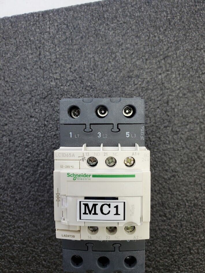 Square D Schneider Electric LC1D65A G7 12-24V Coil 65 AMP 3 Pole Contactor